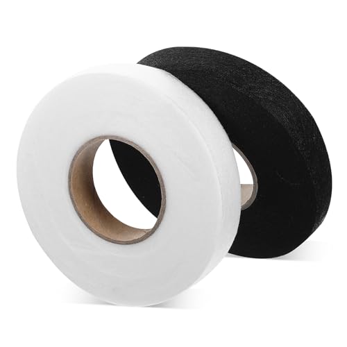 Artibetter 2 Rollen Hemming Tape Doppelseitig Nahtband Yards Bügelband für Stoffe für Kleidung Vorhänge und Diy Projekte von Artibetter