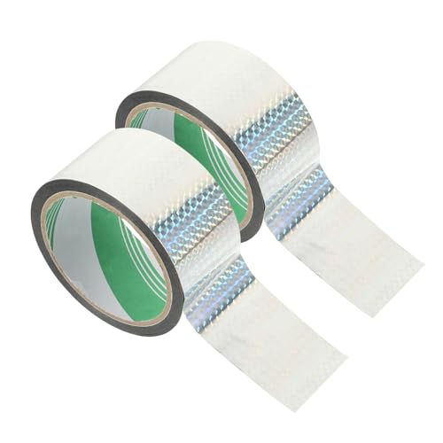 Artibetter 2 Rollen Reflektieren Des Klebeband Geschenkbanddekor Packband Klar Verpackung Diy-bänder Festivalbänder Dekorationen Wickelband Süßes Band Multi Diy-versorgung Die Bopp Silver Artibetter 2 Rollen Reflektieren Des Klebeband Geschenkbanddekor Packband Klar Verpackung Diy-bänder Festivalbänder Dekorationen Wickelband Süßes Band Multi Diy-versorgung Die Bopp Silver von Artibetter
