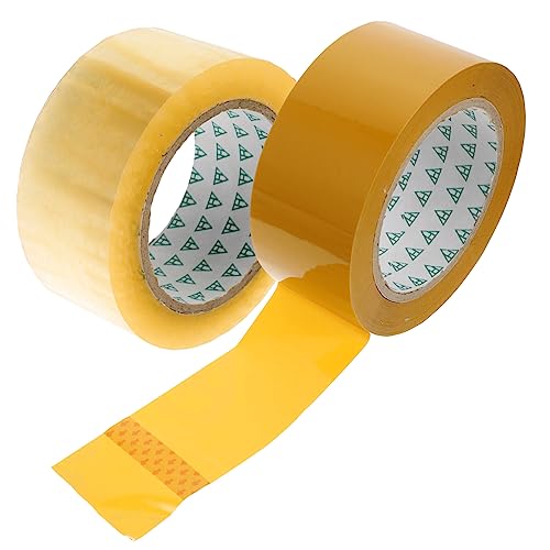 Artibetter 2 Rollen Versandband Klebeband für Kartons Transparent für Zuhause Büro Schule und Umzug Stabil und Vielseitig Einsetzbar von Artibetter