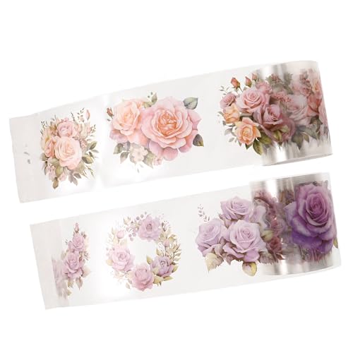 Artibetter 2 Rollen Vintage Scrapbooking Klebeband Pet Pflanzenmuster Dekoratives Washi Tape für Tagebücher DIY Journal Zubehör Geschenkverpackung und Bastelprojekte Artibetter 2 Rollen Vintage Scrapbooking Klebeband Pet Pflanzenmuster Dekoratives Washi Tape für Tagebücher DIY Journal Zubehör Geschenkverpackung und Bastelprojekte von Artibetter