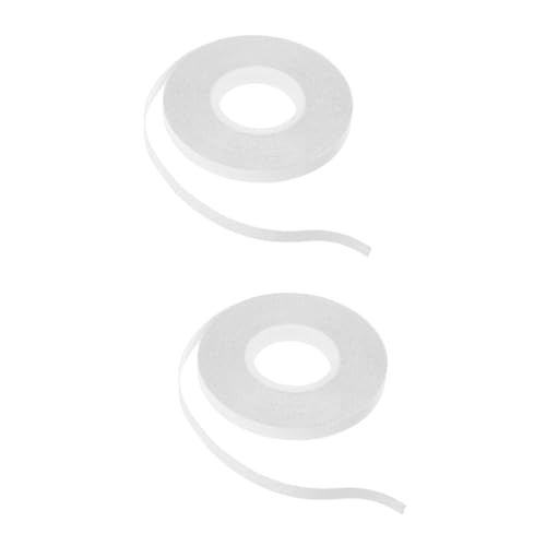 Artibetter 2 Rollen Wasserlösliches Doppelseitiges Klebeband Gewebeband Doppelseitig Dünn Klebeband Selbstklebend Stoff Beidseitig Doppelseitige Klebepads Heften Pva Weiß von Artibetter