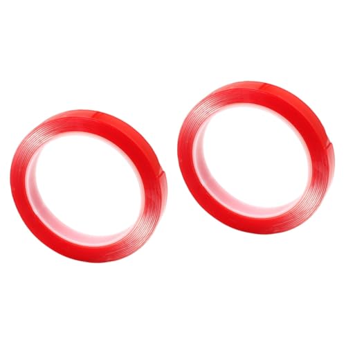 Artibetter 2 Rollen doppelseitige Bänder Band schwere doppelseitiges klebeband für stoff Dasselbe im Freien doppelseitiger Aufkleber Klebeband doppelseitig Acrylsäure rot Artibetter 2 Rollen doppelseitige Bänder Band schwere doppelseitiges klebeband für stoff Dasselbe im Freien doppelseitiger Aufkleber Klebeband doppelseitig Acrylsäure rot von Artibetter