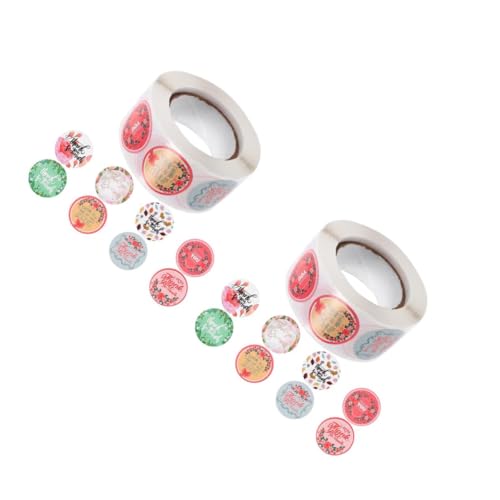Artibetter 2 Rollen selbstklebender Siegelaufkleber Etiketten Aufkleber Dankbarkeitsaufkleber Du scrapbooking sticker scrapbook stickers Party-Dankesaufkleber Hochzeitsaufkleber für Umschläge Artibetter 2 Rollen selbstklebender Siegelaufkleber Etiketten Aufkleber Dankbarkeitsaufkleber Du scrapbooking sticker scrapbook stickers Party-Dankesaufkleber Hochzeitsaufkleber für Umschläge von Artibetter