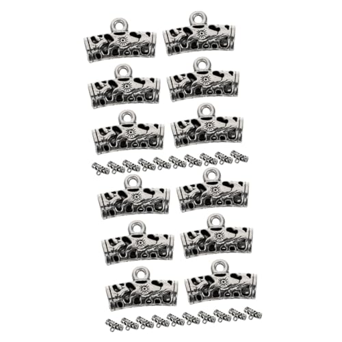 Artibetter 2 Sätze Anhänger-verbindungsschnalle Schmuck Schließe Kettenanhänger Herstellung Armbandverschluss Beads for Jewellery Medaillon Halskette Diy Charme Legierung Silver 30 Stück * 2 Artibetter 2 Sätze Anhänger-verbindungsschnalle Schmuck Schließe Kettenanhänger Herstellung Armbandverschluss Beads for Jewellery Medaillon Halskette Diy Charme Legierung Silver 30 Stück * 2 von Artibetter