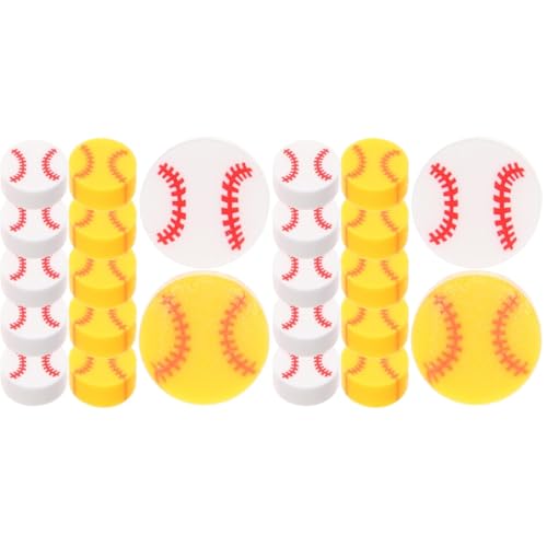 Artibetter 2 Sätze Baseball-ton Bastelsets Bastelklötzchen Bastelartikel Polsterelemente Armbandherstellung Schmuck Sportliche Reize Tonkette Lose Perle Diy-perlen Polymer-ton 200 Stück * 2 von Artibetter