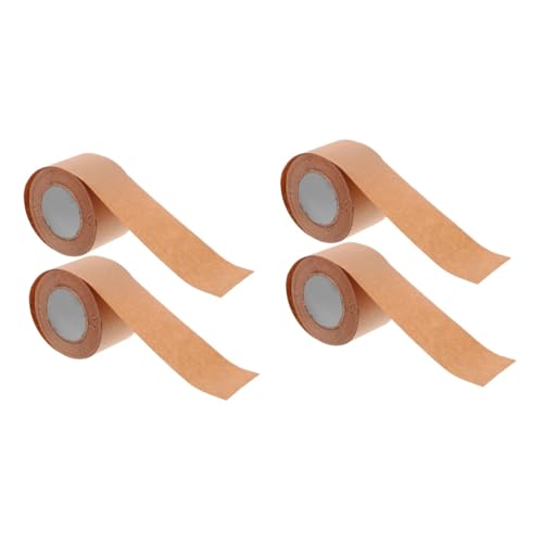 Artibetter 2 Sätze Braunes Papierband Doppelseitiges Klebeband Strapazierfähig Packband Aus Braunem Papier Flatback-klebeband Aus Papier Mehrzweckband Kraftpapier 2 Rollen * 2 von Artibetter
