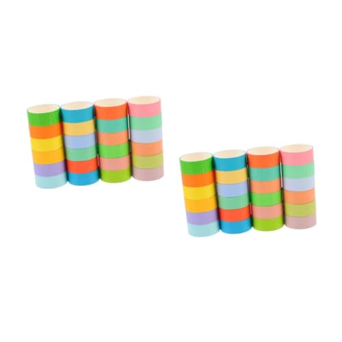 Artibetter 2 Sätze Diy Washi Tape Regenbogenfarben Dekoratives Klebeband Für Scrapbooking Journals Und Bastelprojekte Hochwertiges Sicheres Material Für Unzählige Diy Ideen 24 Rollen * 2 Artibetter 2 Sätze Diy Washi Tape Regenbogenfarben Dekoratives Klebeband Für Scrapbooking Journals Und Bastelprojekte Hochwertiges Sicheres Material Für Unzählige Diy Ideen 24 Rollen * 2 von Artibetter