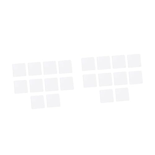 Artibetter 2 Sätze Doppelseitige Transparente Klebebänder Rückstandslos Abziehbare Klebeetiketten Für Bilder Dekorationen Und Modelle Und Stark Haftend 20 Stück * 2 von Artibetter