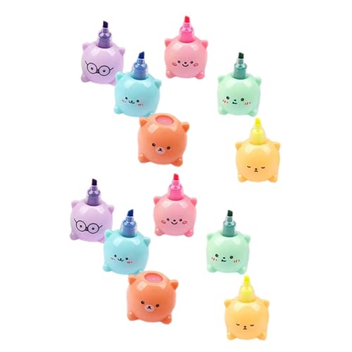 Artibetter 2 Sätze Fettbär Highlighter Markierungen Karikatur UV Stifte für ästhetisch kawaii Textmarker Schulmaterial Textmarker in Bärenform Scrapbook-Marker Plastik Artibetter 2 Sätze Fettbär Highlighter Markierungen Karikatur UV Stifte für ästhetisch kawaii Textmarker Schulmaterial Textmarker in Bärenform Scrapbook-Marker Plastik von Artibetter