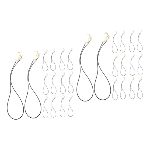 Artibetter 2 Sätze Halskettenketten Für Die Schmuckherstellung Geflochten Schmuck Draht Reiz Jewelry Set Wachsschnur Gewachste Kordel Zur Schmuckherstellung Halskette Seil Metall 50 Stück * 2 von Artibetter