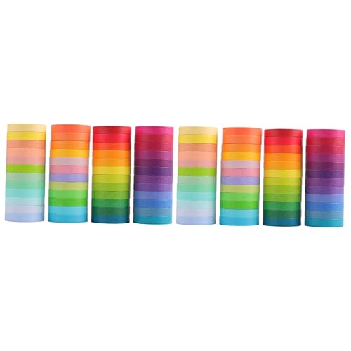 Artibetter 2 Sätze Klebeband Farbig Aufkleber Für Scrapbooking Journaling Scrapbooking -vorräte Farben Dekorative Bänder Scrapbook-zubehör Japanisches Papier 48 Rollen * 2 von Artibetter