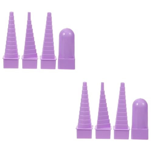 Artibetter 2 Sätze Papierförderturm Quilling Board Mit Für Werkzeug Eisstockschießen Herstellung Farbig Dünn Quilling-gerät Aus Papier Wohnheimversorgungen Violett Plastik 4 Stück * 2 von Artibetter