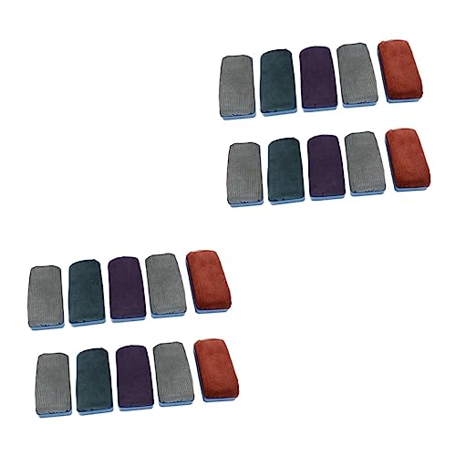 Artibetter 2 Sätze Radiergummi Whiteboard-radierer Magnetische Tafel Schwarze Magnettafel Whiteboard Magnetisch Spitze Whiteboard Trocken Abwischbar Schild Zeichnung Weiß Planke 10 Stück * 2 von Artibetter