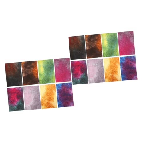 Artibetter 2 Sätze Strukturiertes Papierhintergrundpapier Schrottbücher Bastelpapier Decoupage Paper Letter Paper Kreativpapier Diy Material Papier Sammelalbum Diy Papier 8 Blätter * 2 von Artibetter