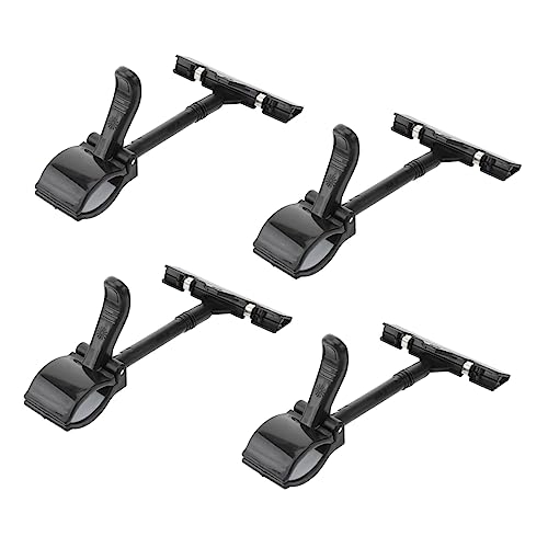 Artibetter 2 Sätze Supermarkt -werbeclip Anzeige Werben Zeichenhalter Etikettenklemme Gruß Schilderclip Aus Kunststoff Namensschildhalter Mit Clip Plastik Black 4 Stück * 2 von Artibetter