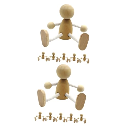 Artibetter 2 Sätze Teiliges Holzfiguren Zum Bemalen Bewegliche Holzpuppen Für DIY Dekoration Bastelideen Für Unterricht Und Fotografie 6 Stücke * 2 Artibetter 2 Sätze Teiliges Holzfiguren Zum Bemalen Bewegliche Holzpuppen Für DIY Dekoration Bastelideen Für Unterricht Und Fotografie 6 Stücke * 2 von Artibetter