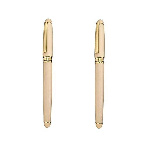 Artibetter 2 Stck. Holzschreibstift aus Natürlichem Ahorn Ergonomischer Füllfederhalter für Büro und Schule für Angenehmes für Familie und Freunde Artibetter 2 Stck. Holzschreibstift aus Natürlichem Ahorn Ergonomischer Füllfederhalter für Büro und Schule für Angenehmes für Familie und Freunde von Artibetter
