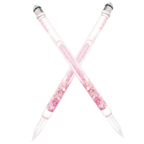 Artibetter 2 Stück Glitzernde Farbige Füllfederhalter Handgefertigte Kalligraphie Stifte Vintage Dip Pen für Zeichnungen und Unterschriften Langlebig und Einfache Artibetter 2 Stück Glitzernde Farbige Füllfederhalter Handgefertigte Kalligraphie Stifte Vintage Dip Pen für Zeichnungen und Unterschriften Langlebig und Einfache von Artibetter