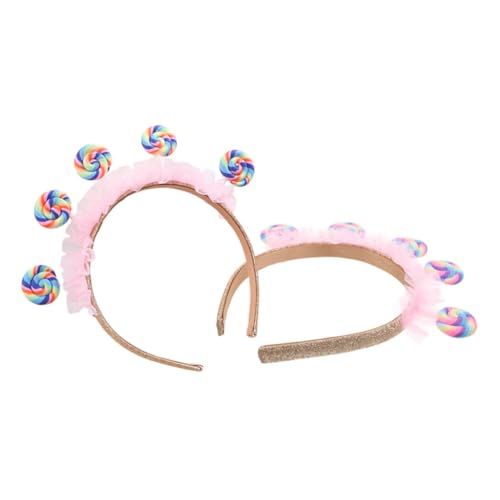 Artibetter 2 Stück Lollipop Haarband für Buntes Haar Accessoire für Mädchen für Geburtstagspartys und Fotoshootings Süßes Design für Unvergessliche Artibetter 2 Stück Lollipop Haarband für Buntes Haar Accessoire für Mädchen für Geburtstagspartys und Fotoshootings Süßes Design für Unvergessliche von Artibetter