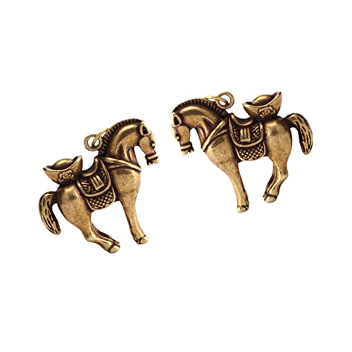 Artibetter 2 Stück Messing Zodiac Pferde Schlüsselanhänger Dekoration Kreative Tischverzierung für Zuhause und Büro Handwerkskunst mit Exquisiter Verarbeitung Perfektes für und Familie Artibetter 2 Stück Messing Zodiac Pferde Schlüsselanhänger Dekoration Kreative Tischverzierung für Zuhause und Büro Handwerkskunst mit Exquisiter Verarbeitung Perfektes für und Familie von Artibetter