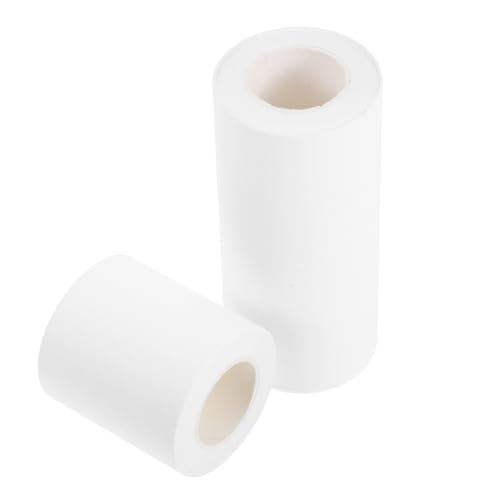 Artibetter 2 Stück Minta-Sammelalbum-Papiersammlung Handbeschriftungsband Scrapbooking-Klebeband Spiegelrahmen abziehen und aufkleben Scrapbooking mit doppelseitigem Klebeband Aufkleber Weiß von Artibetter