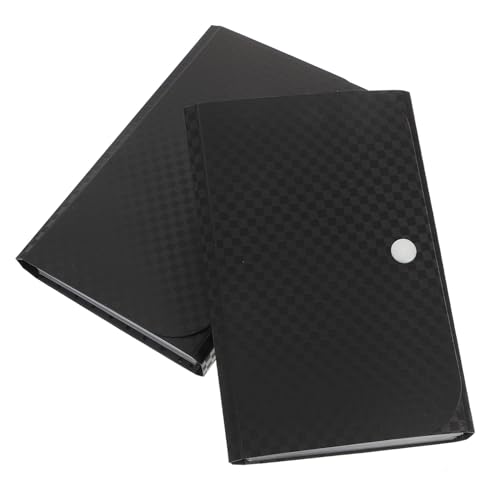 Artibetter 2 Stück Portable Dokumentenordner mit Fächern Unterteilungen Erweiterbare Haushalts und Büro Organizer Flexibler Aktenfolder für Quittungen und Wichtige Dokumente von Artibetter