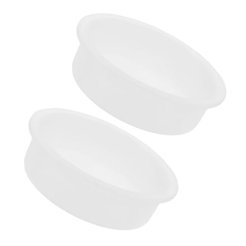 Artibetter 2 Stück Runde Silikonformen für Epoxidharz Gießformen Flexibel Hitzebeständig für DIY Schmucktabletts Uhrenunterlagen und Heimdekoration von Artibetter