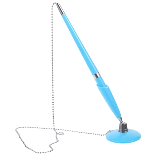 Artibetter 2 Stück Sicherheitsschreiber mit Kette Ergonomische Schreibtisch Kugelschreiber für Büro und Hotel Professionelle Unterschriftenstifte in Blau Artibetter 2 Stück Sicherheitsschreiber mit Kette Ergonomische Schreibtisch Kugelschreiber für Büro und Hotel Professionelle Unterschriftenstifte in Blau von Artibetter