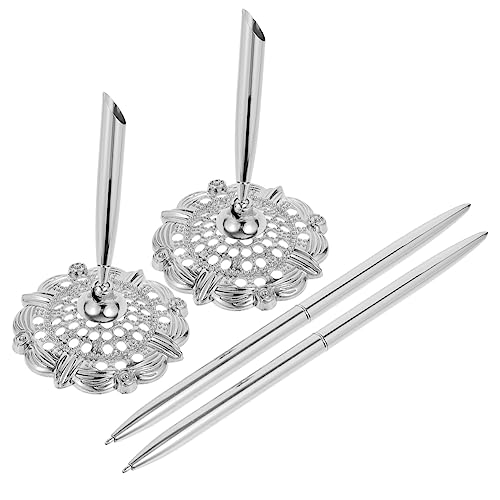 Artibetter 2 Stück Signaturstift farbig Signierstifte Schild Stift Schreibtisch Stift für Hochzeit Tag Stifte zum Schreiben Kugelschreiber Büro Stift Silberstift Metall Silver Artibetter 2 Stück Signaturstift farbig Signierstifte Schild Stift Schreibtisch Stift für Hochzeit Tag Stifte zum Schreiben Kugelschreiber Büro Stift Silberstift Metall Silver von Artibetter