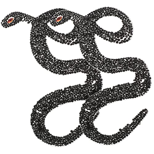 Artibetter 2 Stück Teiliges Schlangenförmige Bügelaufnäher Schwarze DIY Stickerei Patches Für Kleidung Rückseite Zum Aufbügeln Und Aufnähen Multifunktionale Textilflicken Zum Dekorieren Und Artibetter 2 Stück Teiliges Schlangenförmige Bügelaufnäher Schwarze DIY Stickerei Patches Für Kleidung Rückseite Zum Aufbügeln Und Aufnähen Multifunktionale Textilflicken Zum Dekorieren Und von Artibetter