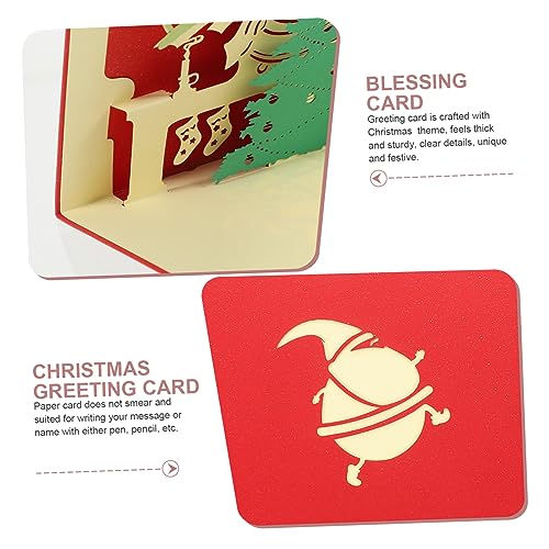 Artibetter 2 Stück Weihnachtskarte mit Pop Up Tannenbaum Weihnachtsmann Moderne Klappkarten für Festliche Grüße Beschreibbar Weihnachtliche Motive als Holiday Cards Bulk Artibetter 2 Stück Weihnachtskarte mit Pop Up Tannenbaum Weihnachtsmann Moderne Klappkarten für Festliche Grüße Beschreibbar Weihnachtliche Motive als Holiday Cards Bulk von Artibetter