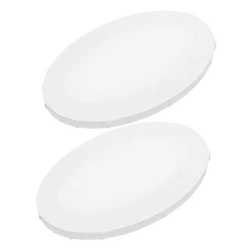 Artibetter 2 Stücke Grundierte Ovale Malpanele aus Acryl mit Leinwand für Kreative Öl Acrylmalerei Stabile Zeichenbretter für Studenten und Hobbykünstler Weiß Artibetter 2 Stücke Grundierte Ovale Malpanele aus Acryl mit Leinwand für Kreative Öl Acrylmalerei Stabile Zeichenbretter für Studenten und Hobbykünstler Weiß von Artibetter