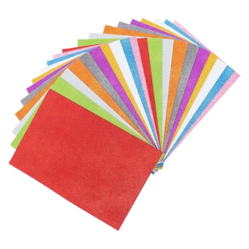 Artibetter 20 Blatt Handgeschöpftes Farbiges Papier A4-glitzerkartonpapier Origami-papier Machen A4 Glitzerkarton Bastelpapiere Glitzerpapier Basteln Glitzerpapier Zum Basteln Schwamm von Artibetter