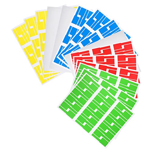 Artibetter 20 Blatt Selbstklebende Kabelkennzeichnung Bunte Bedruckbare Kabeletiketten für Büro und Computer Kabelmanagement Langlebige Platzsparende Kabelmarkierer für Einfache Artibetter 20 Blatt Selbstklebende Kabelkennzeichnung Bunte Bedruckbare Kabeletiketten für Büro und Computer Kabelmanagement Langlebige Platzsparende Kabelmarkierer für Einfache von Artibetter