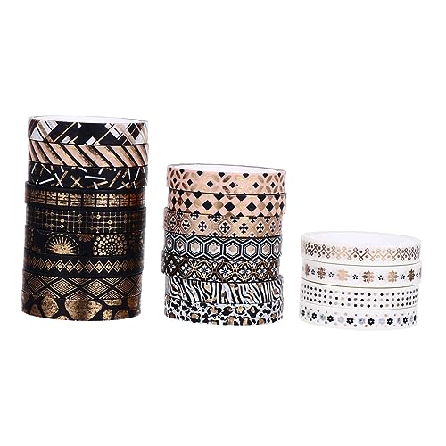 Artibetter 20 Rollen DIY Klebeband Washi Tape für Geschenkverpackungen und Scrapbooking Breit für Notizbücher und Projekte von Artibetter