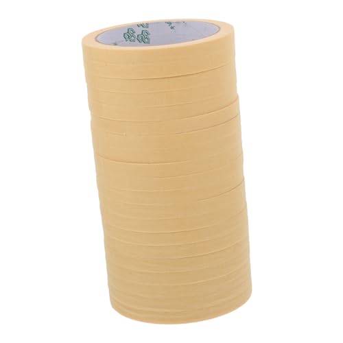 Artibetter 20 Rollen Maßgeschneidertes Positionierungsband Abdeckband Buntes Band farbiges Beschriftungsband Zeichenband farbiges Band Farbige Maler Kunstband Klebeband Gelb von Artibetter