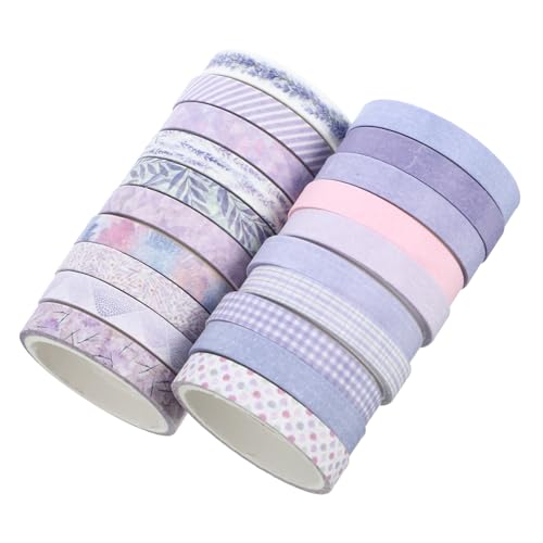 Artibetter 20 Rollen Retro -Dekorationsband Handwerk Sammelalbum Zeitschriftenaufkleber Schrottbuch dekorative Bänder für Sammelalben kawaii Washi-Klebeband Flüsterpapier von Artibetter