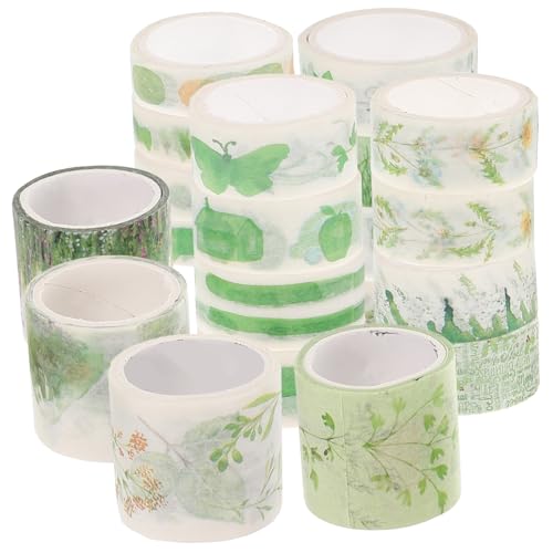 Artibetter 20 Rollen Washi Tape mit Goldfolie Dekoratives Klebeband für DIY Scrapbooking Journals und Planer Bastelmaterialien für Gestaltung von Artibetter