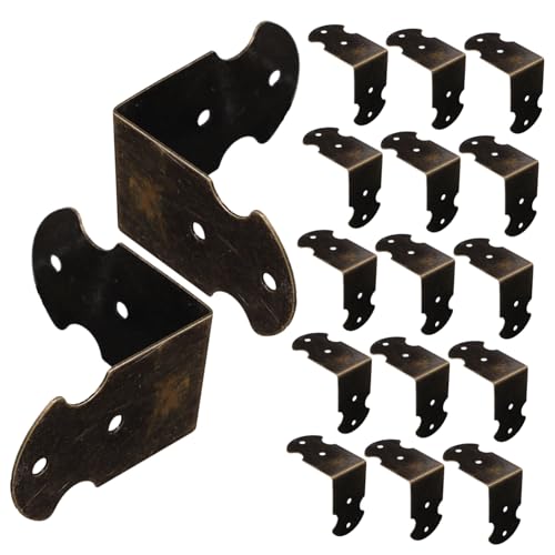 Artibetter 20 Stück Eckenschutz Für Bücher Schmuck Dicke Kanten Eckenschutz Vintage Etuis Retro Eckenschutz Aus Metall Für Bücher Metall Buchecken Aus Eisen von Artibetter