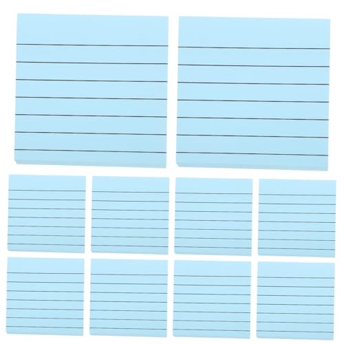 Artibetter 20 Stück Haftnotizen und Schreibwaren Memo -Pad Notizbilder Kleine Notizpolster nachfüllen Unterlage Schule kleiner Notizblock Pads Hinweis Pad klein leere Notizblöcke Papier Blau von Artibetter