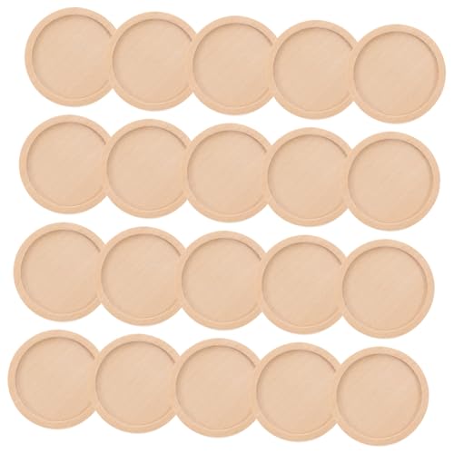 Artibetter 20 Stück Holzrund Basen Außendurchmesser Innendurchmesser Retro Anhänger Trays Naturholz für Schmuckherstellung DIY Bastelanhänger Lünette Zubehör Artibetter 20 Stück Holzrund Basen Außendurchmesser Innendurchmesser Retro Anhänger Trays Naturholz für Schmuckherstellung DIY Bastelanhänger Lünette Zubehör von Artibetter