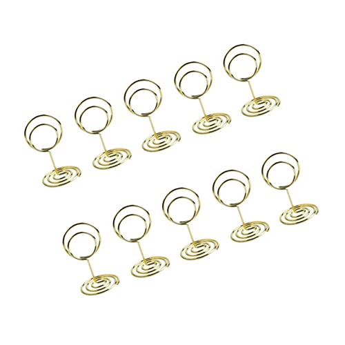 Artibetter 20 Stück Metall Memo Clips mit Sockel Hohe Tischkartenhalter in Gold Eleganter Fotohalter und Notizklammer für Hochzeit Büro Party und Dekoration Artibetter 20 Stück Metall Memo Clips mit Sockel Hohe Tischkartenhalter in Gold Eleganter Fotohalter und Notizklammer für Hochzeit Büro Party und Dekoration von Artibetter