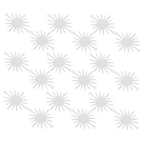 Artibetter 20 Stück Teiliges Charms Anhänger Versilberte Schmuckverbinder mit Polierter Oberfläche Geeignet für Ohrringe Halsketten Armbänder DIY Schmuckherstellung Kreative Sonnenblumenform Artibetter 20 Stück Teiliges Charms Anhänger Versilberte Schmuckverbinder mit Polierter Oberfläche Geeignet für Ohrringe Halsketten Armbänder DIY Schmuckherstellung Kreative Sonnenblumenform von Artibetter