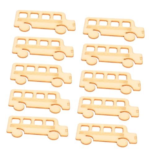 Artibetter 20 Stück pädagogische Holzstücke in Busform zum Basteln, sichere glatte Oberfläche, DIY-Ornamente für Kunstprojekte, Heimdekorationen und kreative Aktivitäten Artibetter 20 Stück pädagogische Holzstücke in Busform zum Basteln, sichere glatte Oberfläche, DIY-Ornamente für Kunstprojekte, Heimdekorationen und kreative Aktivitäten von Artibetter