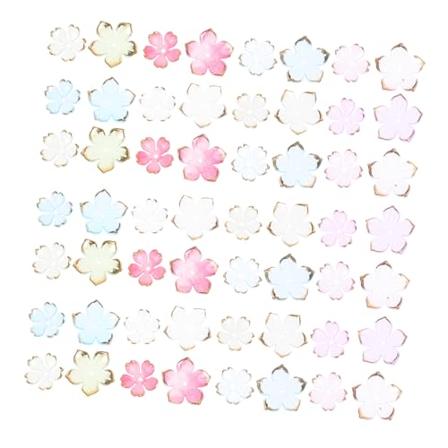 Artibetter 200 Stück Acryl Blütenperlen Dekorative Spacer Beads Endkappen für Halsketten Armbänder Ohrringe DIY Schmuckzubehör für Kreative Handarbeit und Geschenkideen von Artibetter