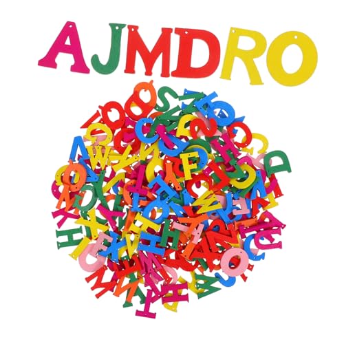 Artibetter 200 Stück Bunte Holzbuchstaben Natürliche Holzbuchstaben zum Basteln Scrapbooking DIY Dekoration und Kreative Handwerksprojekte Artibetter 200 Stück Bunte Holzbuchstaben Natürliche Holzbuchstaben zum Basteln Scrapbooking DIY Dekoration und Kreative Handwerksprojekte von Artibetter