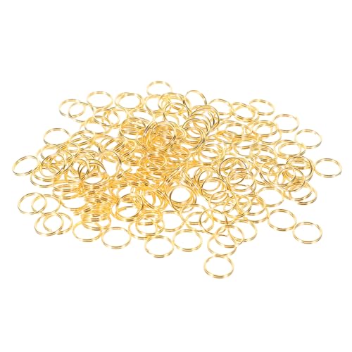 Artibetter 200 Stück Metall Split Ringe für Schlüsselanhänger Kleine Runde Schlüsselringe Rostfrei für DIY Projekte und Bastelarbeiten von Artibetter