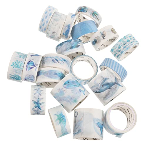 Artibetter 20Rollen Washi Tape Dekoratives Papier Klebeband für DIY Handarbeiten Zufällige Designs für Scrapbooking Projekte und Mehr und Leicht von Artibetter