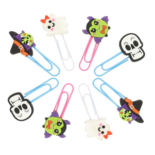 Artibetter 20Stücke Halloween Büroklammern Lesezeichen mit Bunten Designs Wiederverwendbar und Langlebig für Büro und Dekoration Vielseitig Einsetzbar mit Halloween Motiven Artibetter 20Stücke Halloween Büroklammern Lesezeichen mit Bunten Designs Wiederverwendbar und Langlebig für Büro und Dekoration Vielseitig Einsetzbar mit Halloween Motiven von Artibetter