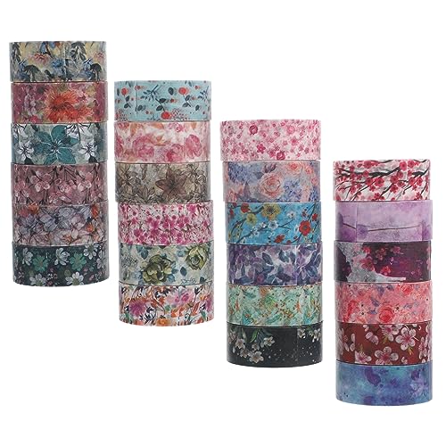 Artibetter 24 Rollen Washi Tape Dekorative Klebebänder für Scrapbooking Handbücher und Rolle Leicht Abziehbar für Diy Projekte und Kreative Bastelarbeiten Artibetter 24 Rollen Washi Tape Dekorative Klebebänder für Scrapbooking Handbücher und Rolle Leicht Abziehbar für Diy Projekte und Kreative Bastelarbeiten von Artibetter